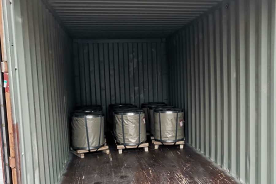 The Delivery of Galvanized Steel Tape