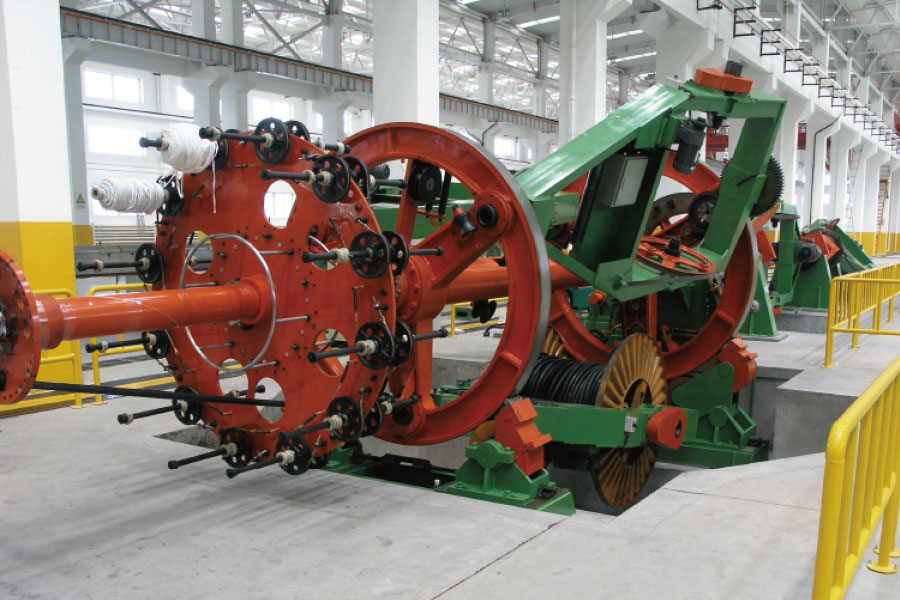 3-5 Core Power Cable Laying Up Machine